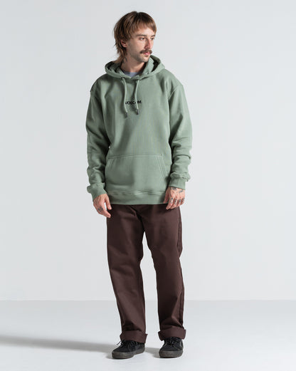 Moletom Canguru Volcom Signature Verde Claro