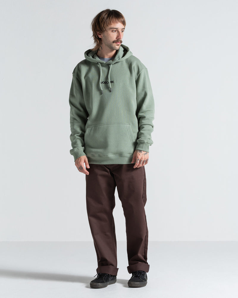 Moletom Canguru Volcom Signature Verde Claro