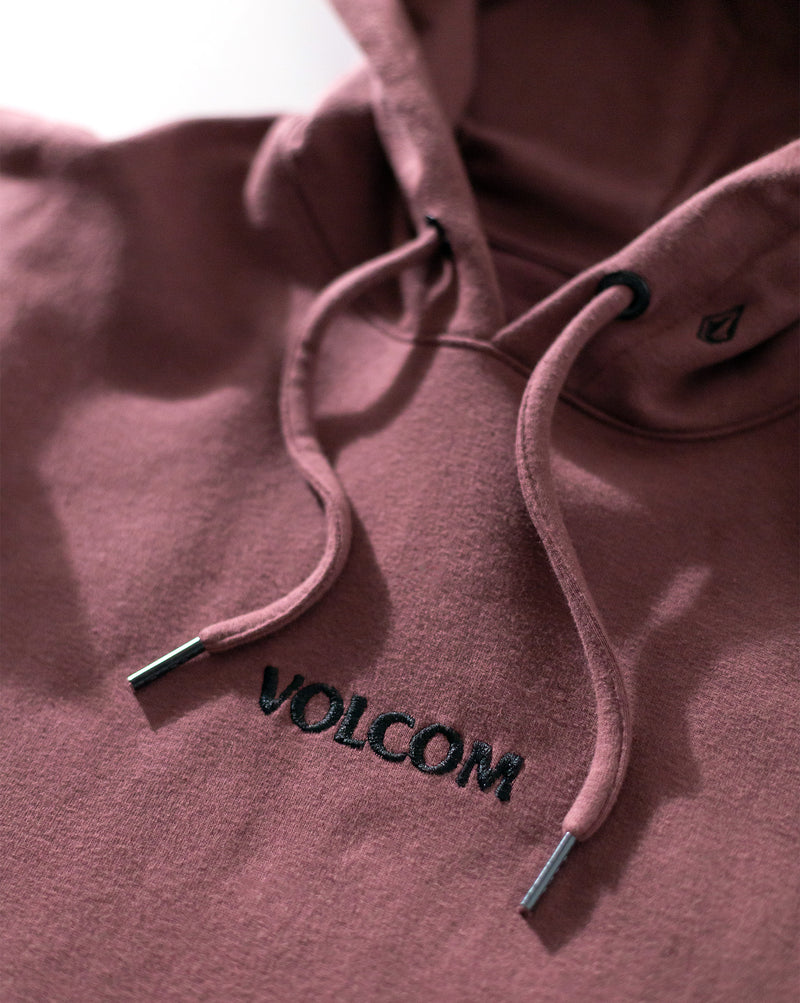 Moletom Canguru Volcom Signature Bordô