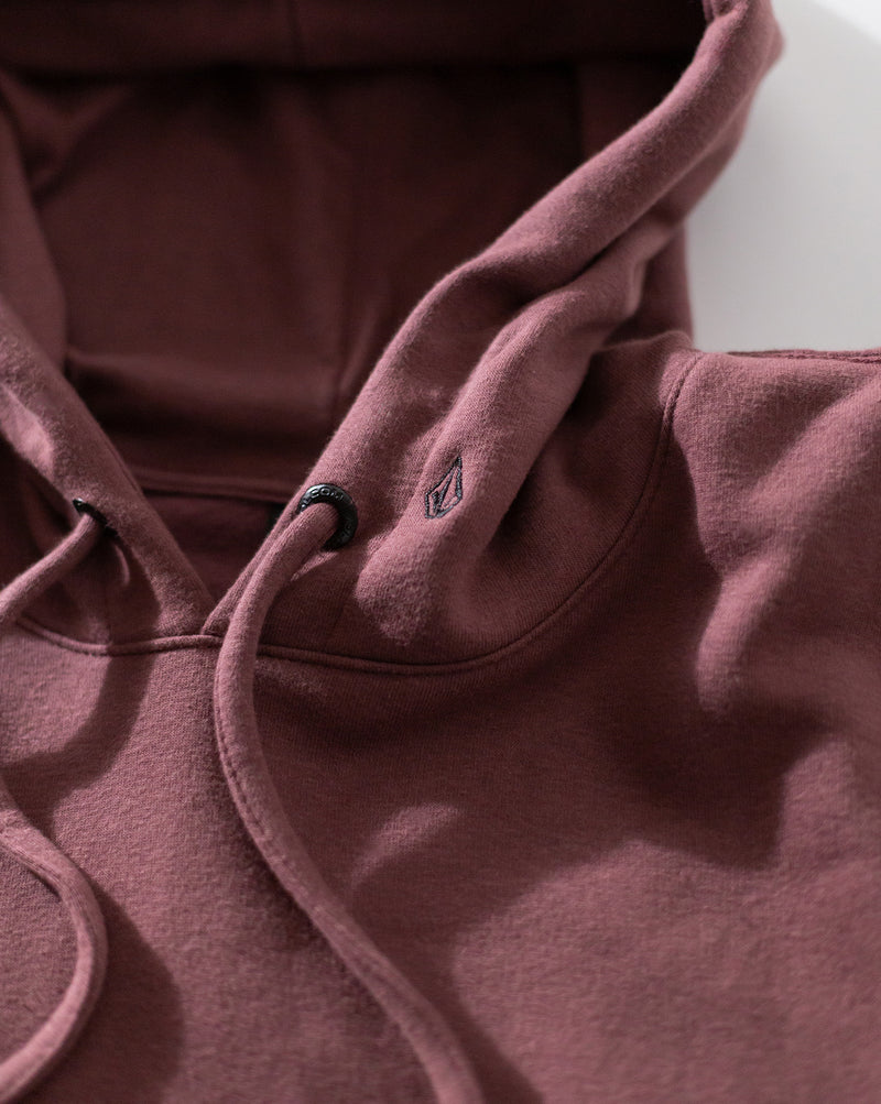 Moletom Canguru Volcom Signature Bordô