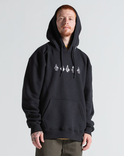 Moletom Canguru Volcom Stone Lunar Preto