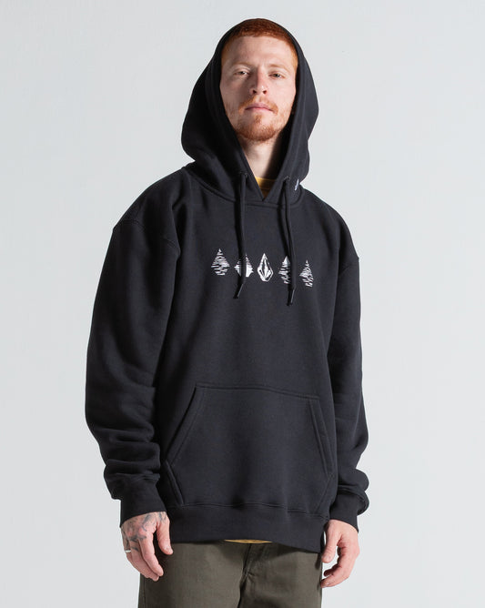 Moletom Canguru Volcom Stone Lunar Preto