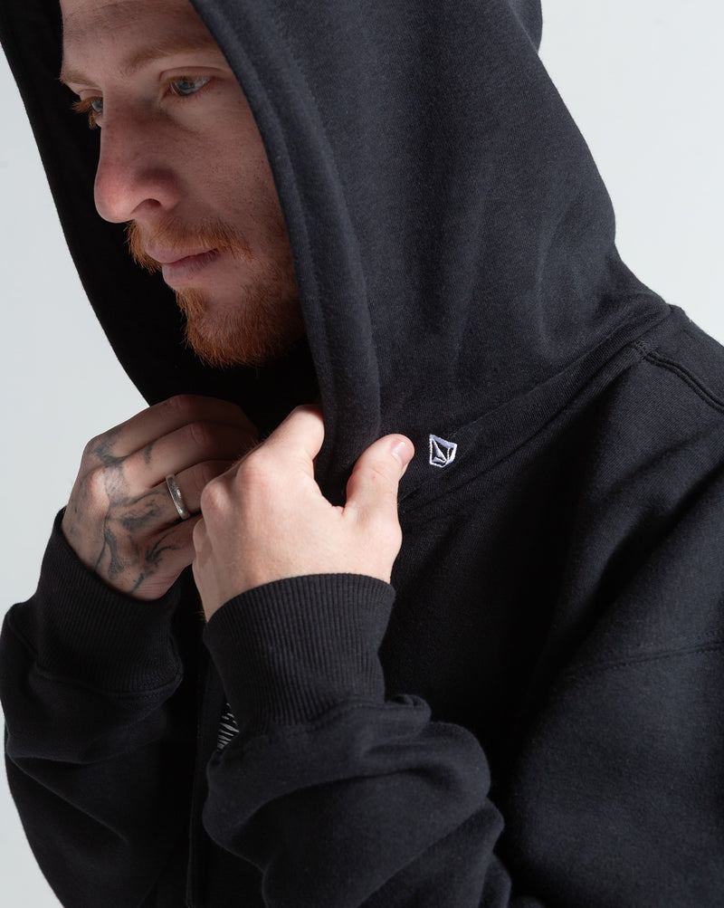 Moletom Canguru Volcom Stone Lunar Preto