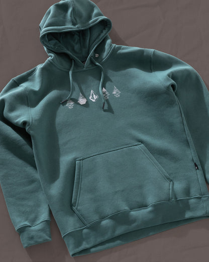 Moletom Canguru Volcom Stone Lunar Verde