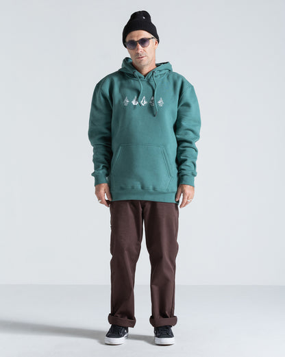 Moletom Canguru Volcom Stone Lunar Verde