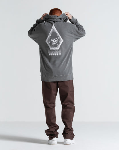 Moletom Canguru Volcom Noder Preto