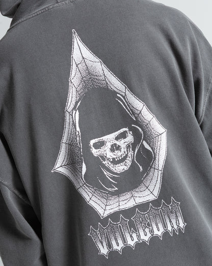 Moletom Canguru Volcom Noder Preto
