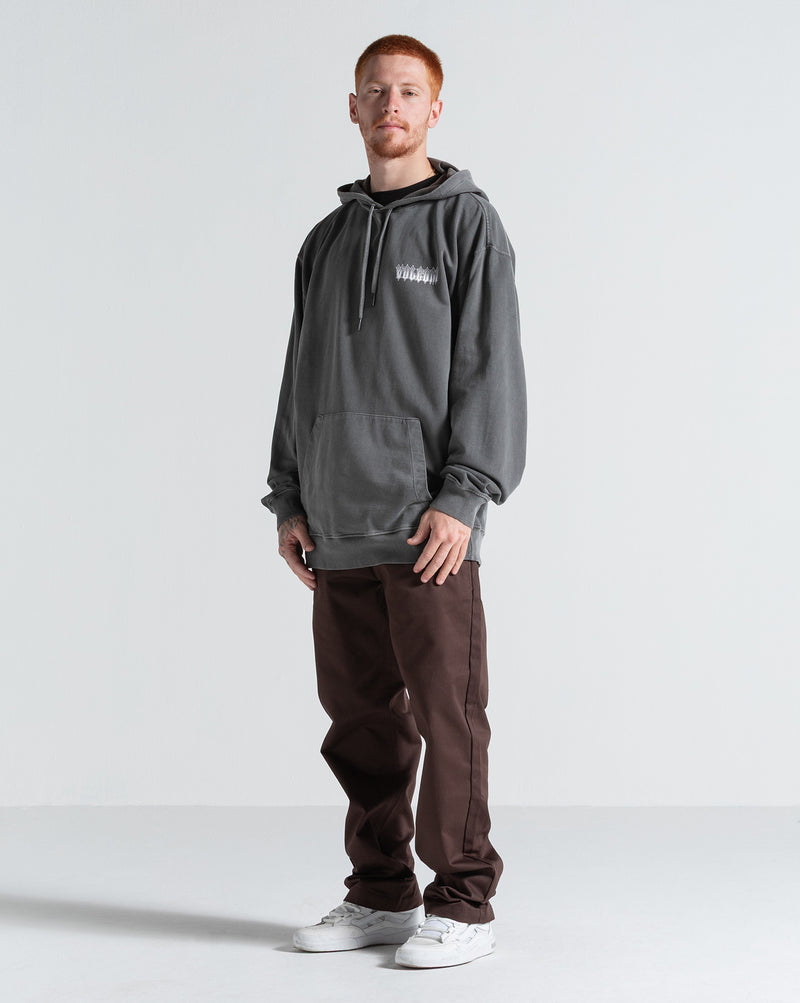 Moletom Canguru Volcom Noder Preto
