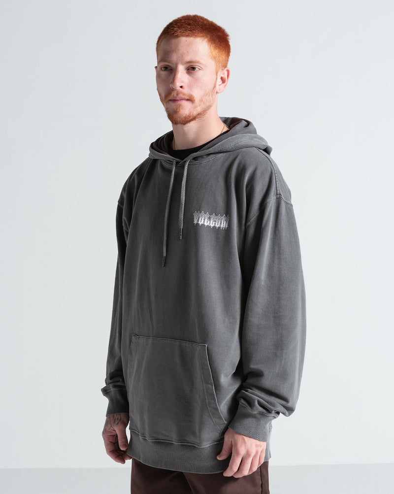 Moletom Canguru Volcom Noder Preto