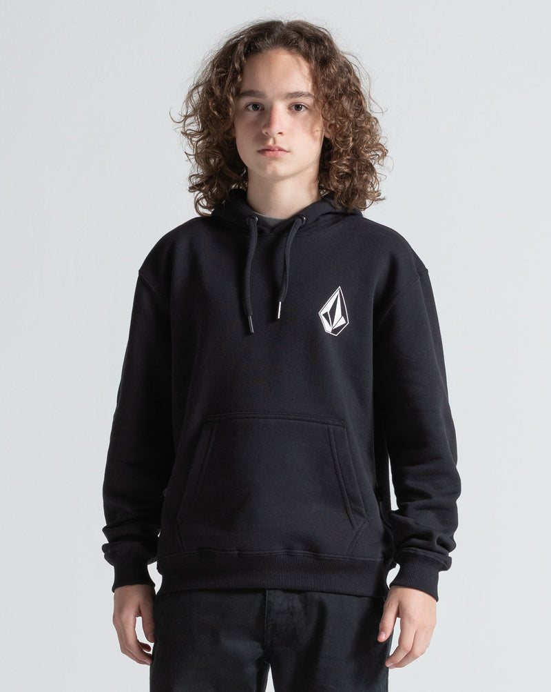 Moletom Canguru Volcom Iconic Stone Preto