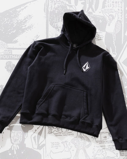 Moletom Canguru Volcom Iconic Stone Preto