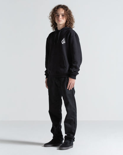 Moletom Canguru Volcom Iconic Stone Preto
