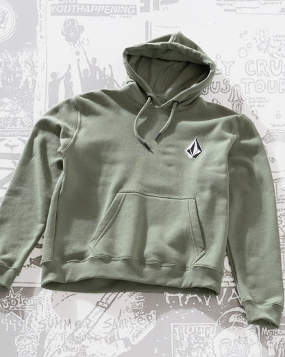 Moletom Canguru Volcom Iconic Stone Verde Claro