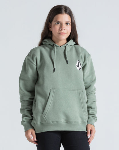 Moletom Canguru Volcom Iconic Stone Verde Claro