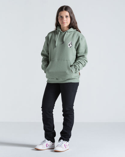 Moletom Canguru Volcom Iconic Stone Verde Claro