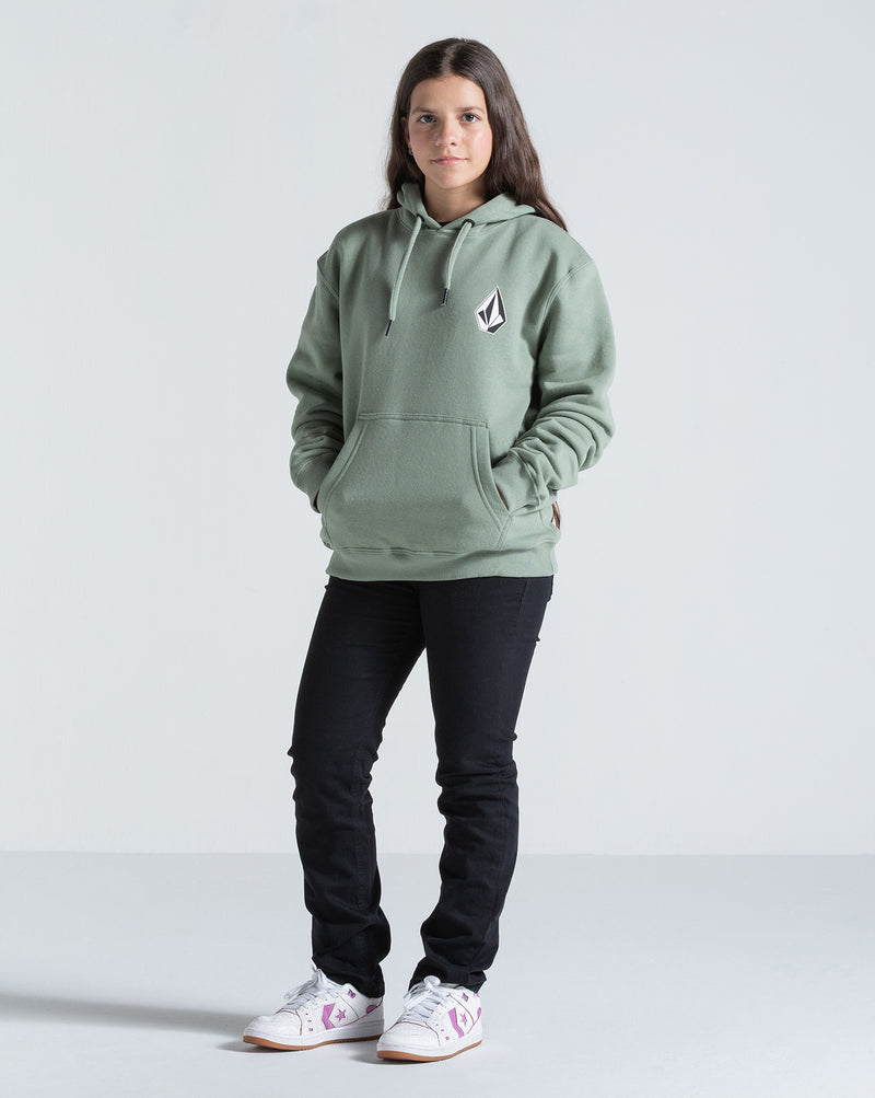 Moletom Canguru Volcom Iconic Stone Verde Claro
