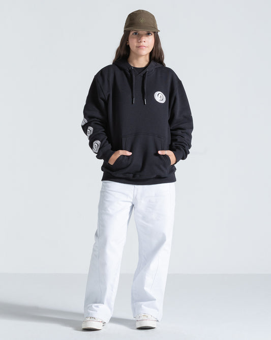 Moletom Canguru Volcom Exacto Preto
