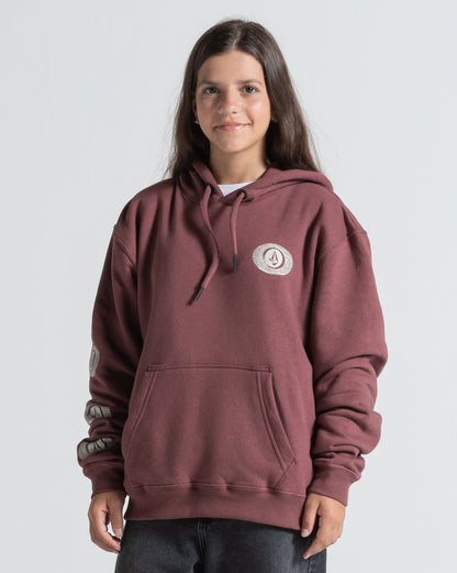 Moletom Canguru Volcom Exacto Bordô