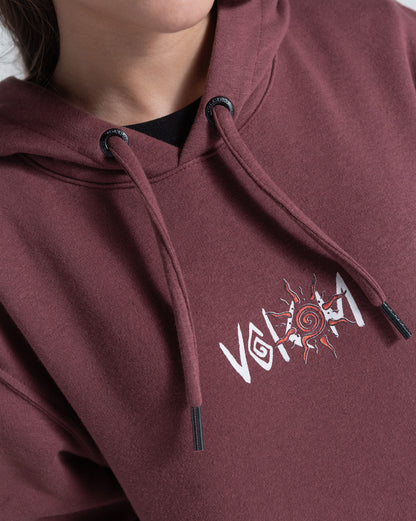 Moletom Canguru Volcom Sunfish Bordô