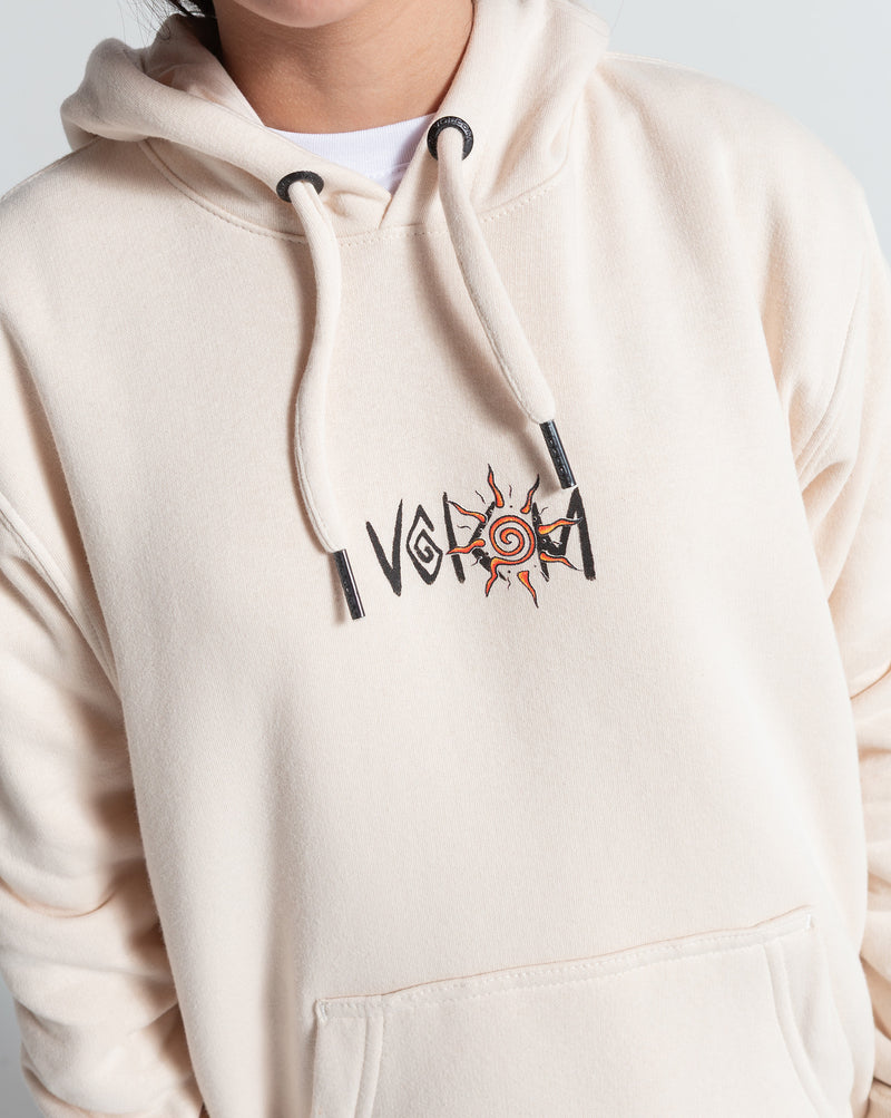 Moletom Canguru Volcom Sunfish Vintage Off White