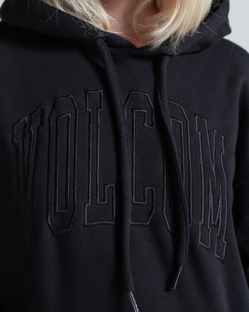 Moletom Canguru Fechado Volcom Stone Elite Preto