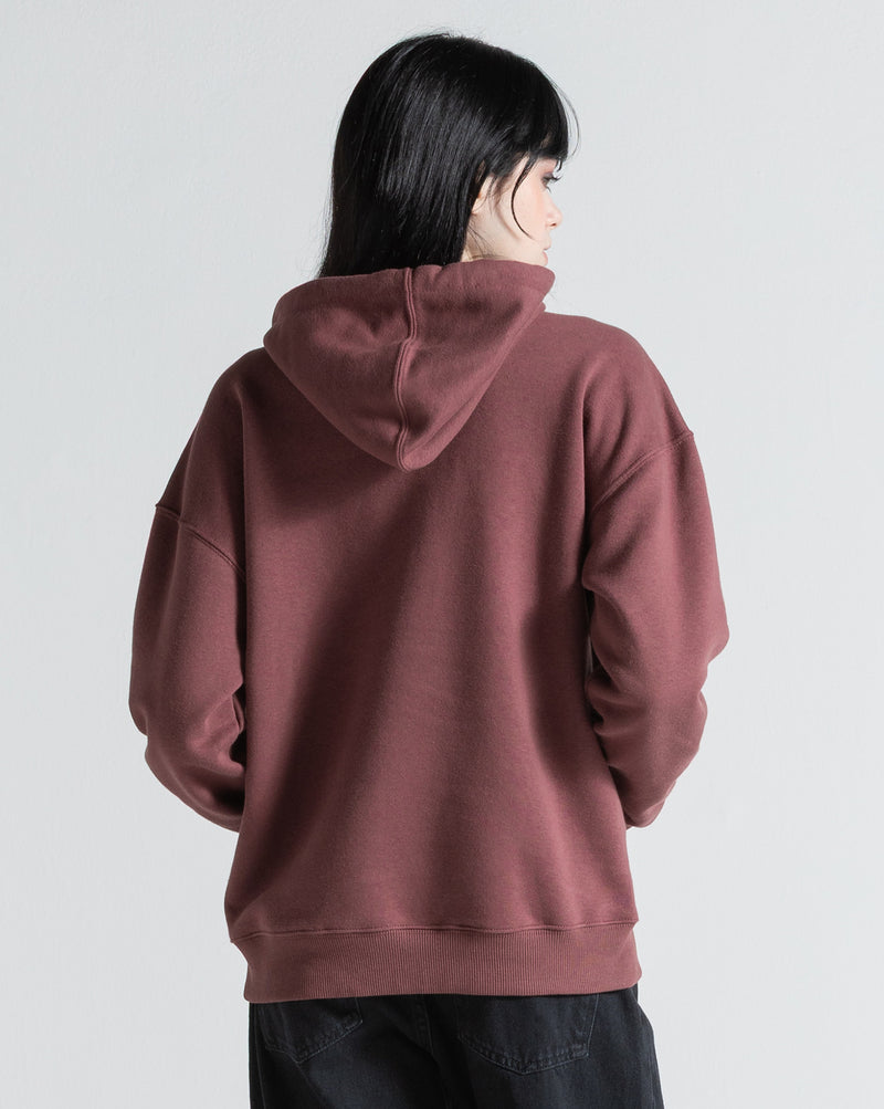 Moletom Canguru Fechado Volcom Stone Elite Bordô