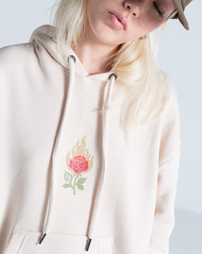 Moletom Canguru Fechado Volcom Stone Magic Off White
