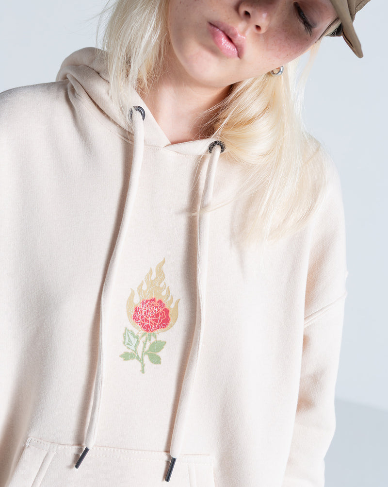 Moletom Canguru Fechado Volcom Stone Magic Off White