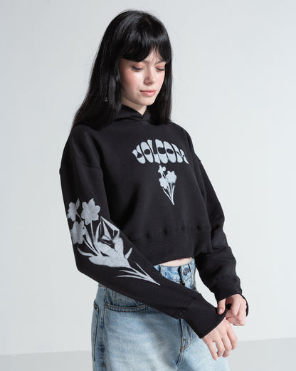 Moletom Canguru Fechado Volcom Mini Hoodie Preto