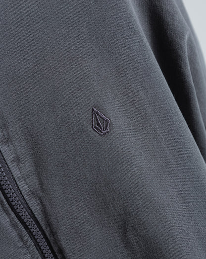 Moletom Aberto Volcom Stoned Preto