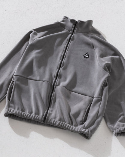 Fleece Volcom Runtime Cinza Chumbo