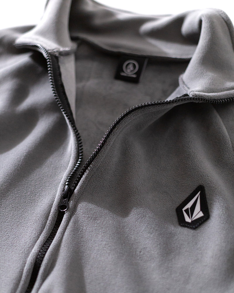 Fleece Volcom Runtime Cinza Chumbo