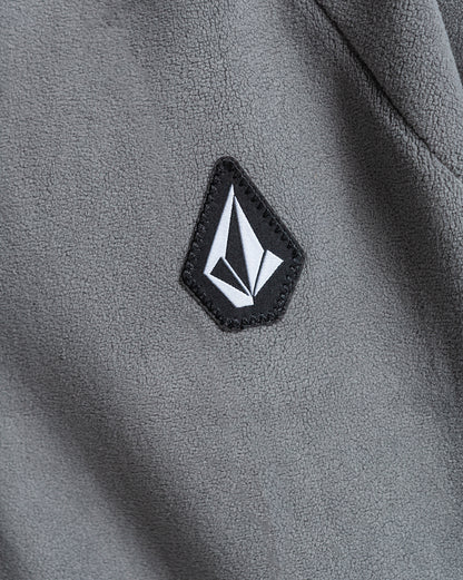 Fleece Volcom Runtime Cinza Chumbo