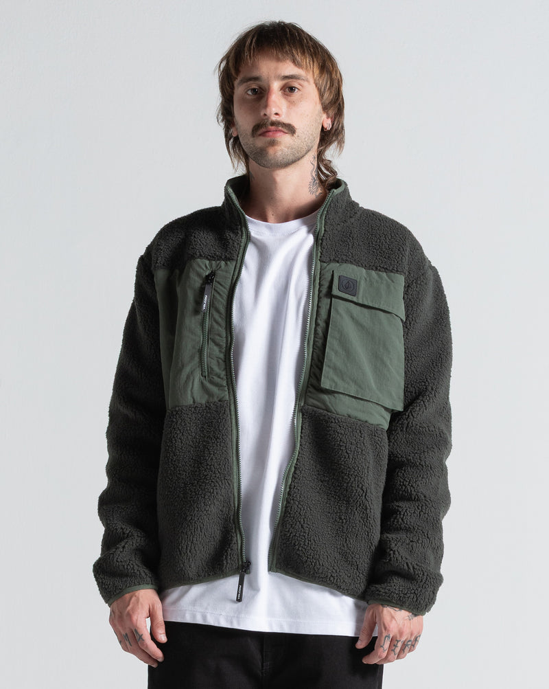 Jaqueta Volcom Storm Stone Rinsed Black