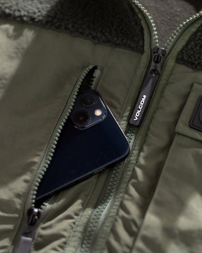 Jaqueta Volcom Storm Stone Rinsed Black