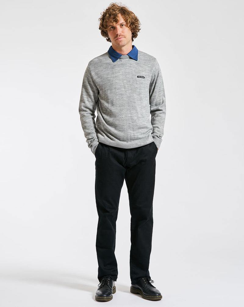 Tricot Volcom Stone Block Cinza