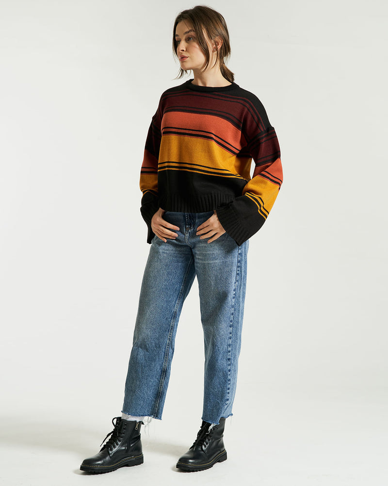 Tricot Volcom Bubble Tea Preto