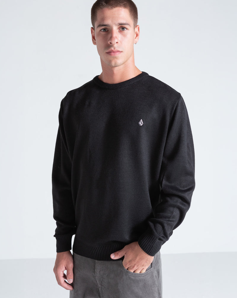 Tricot Volcom Classic Stone Preto