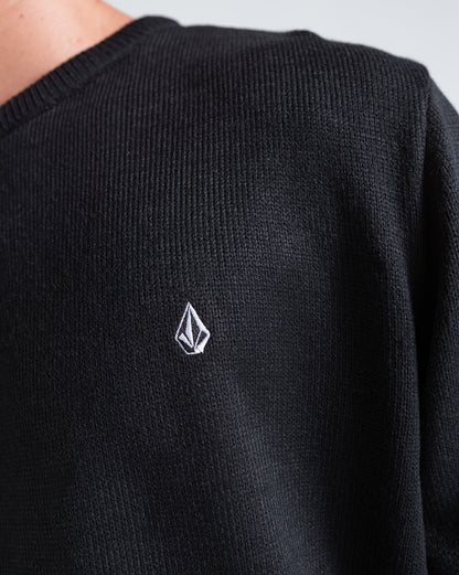 Tricot Volcom Classic Stone Preto