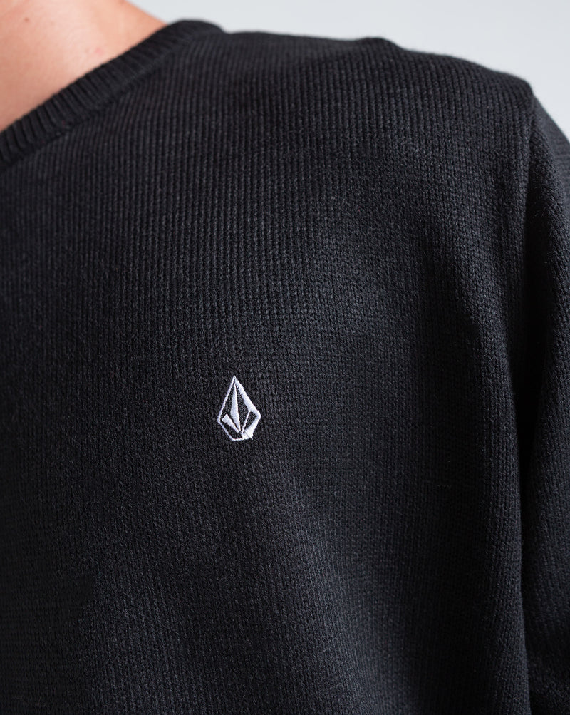Tricot Volcom Classic Stone Preto