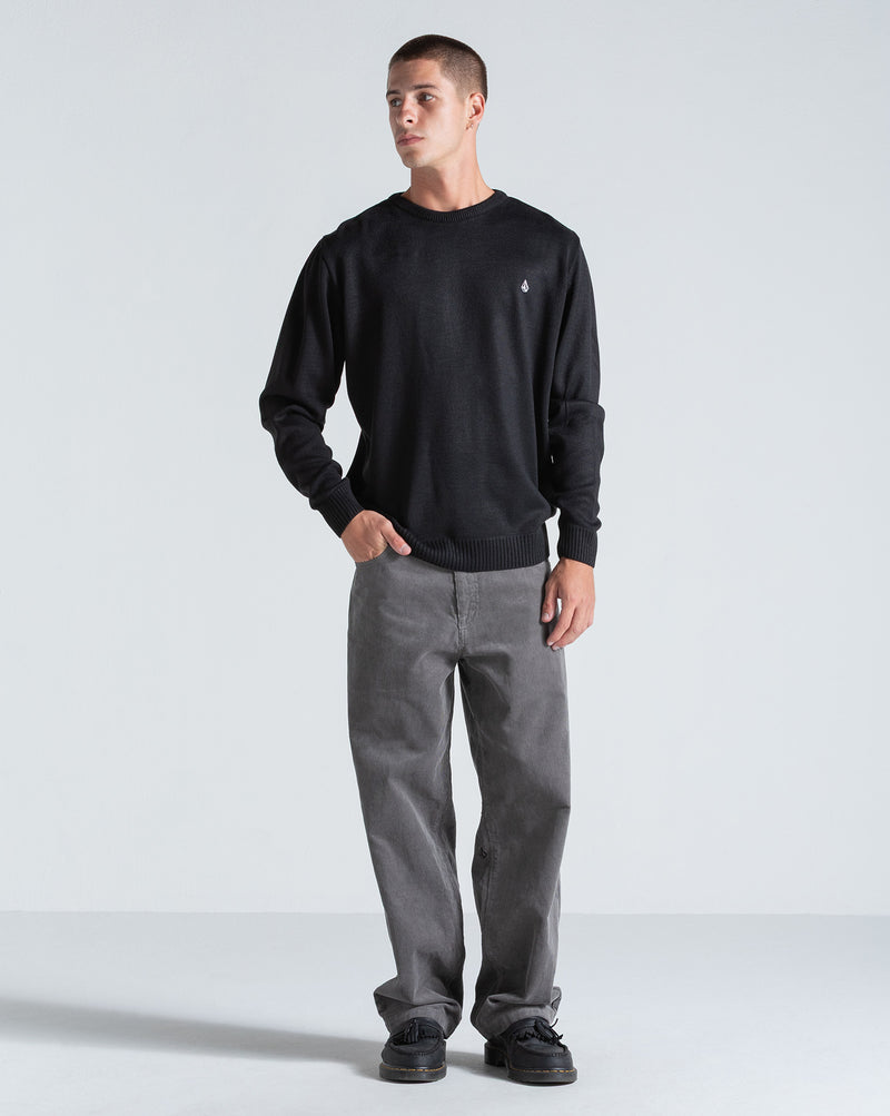 Tricot Volcom Classic Stone Preto