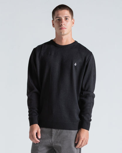 Tricot Volcom Classic Stone Preto