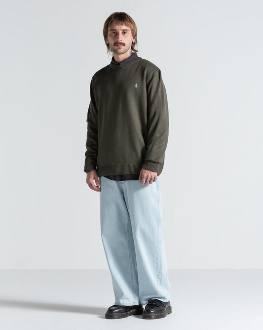 Tricot Volcom Classic Stone Verde Escuro