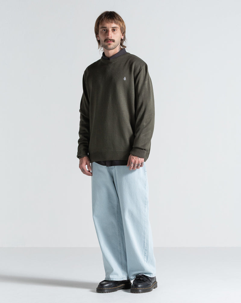 Tricot Volcom Classic Stone Verde Escuro