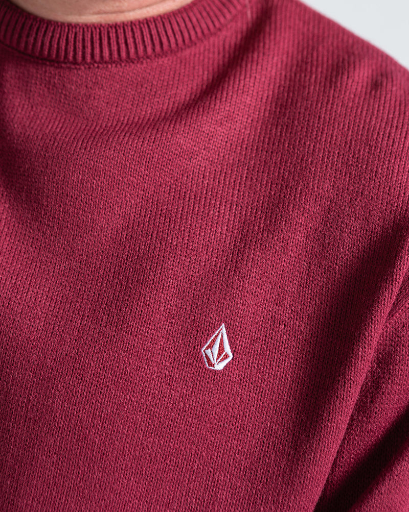 Tricot Volcom Classic Stone Bordô
