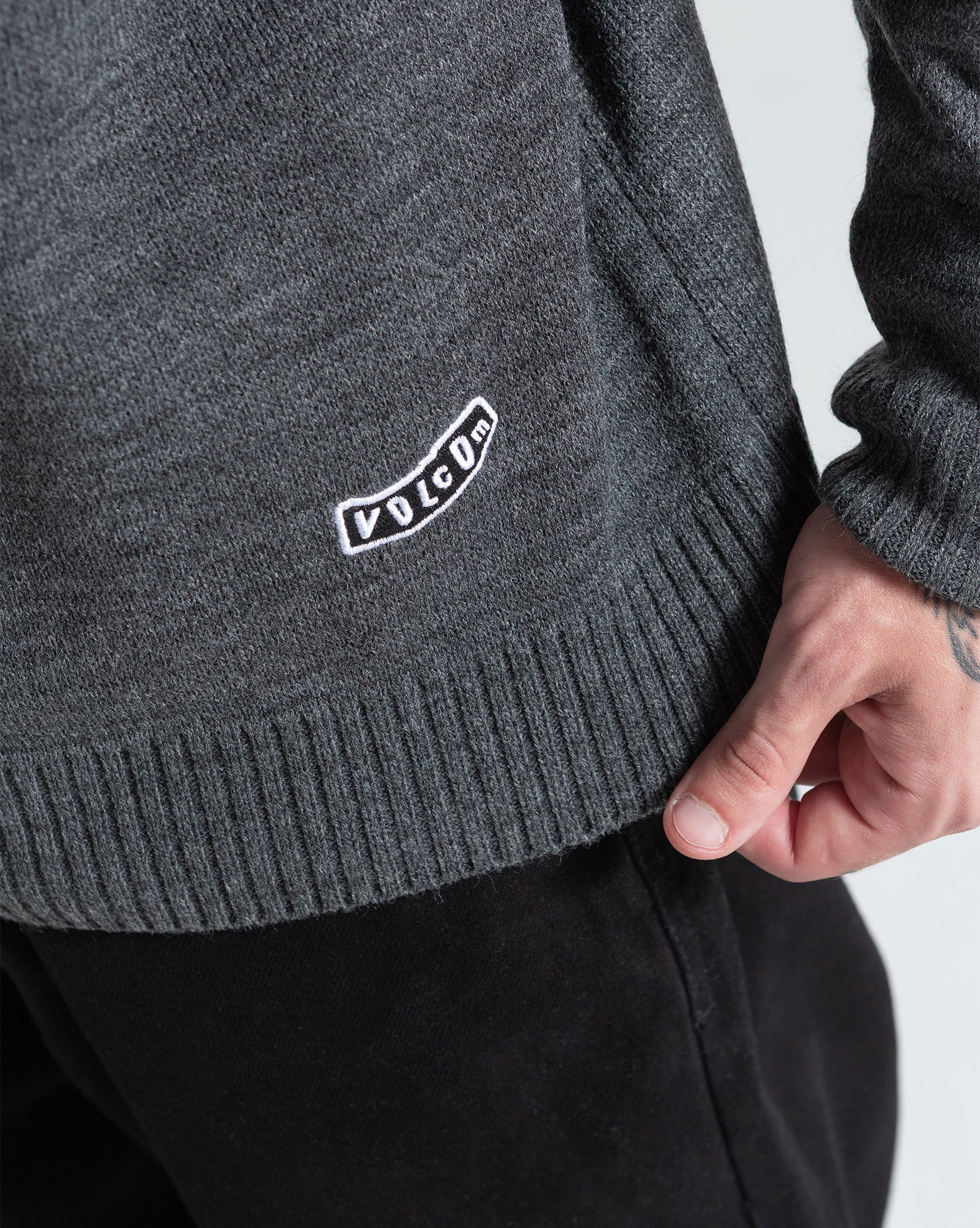 Tricot Volcom Hodad Mescla Preto - Volcom Brasil - Loja Oficial