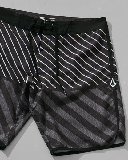 Boardshort Volcom Quarta Scallop Preto