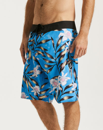 Boardshort Volcom Tropical Floral Azul