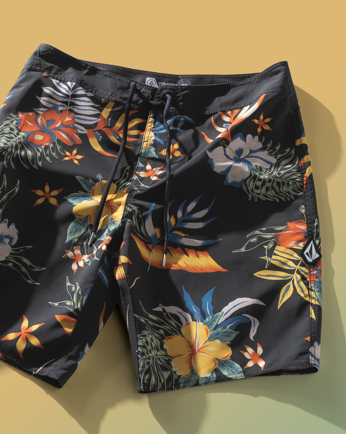 Boardshort Volcom Mod Sunriser Floral Stealth