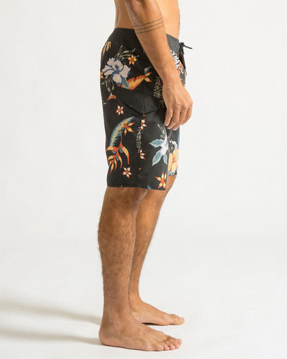 Boardshort Volcom Mod Sunriser Floral Stealth